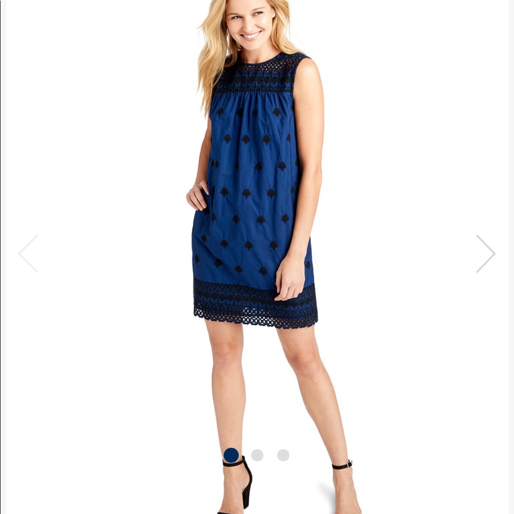 Vineyard Vines Sleeveless Eyelet Embroidered Dress